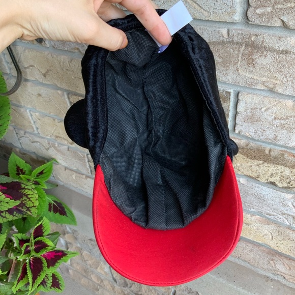 Vintage DISNEY Mickey Mouse Baseball Hat with Ears Youth Kids One Size Stretch - Picture 9 of 16